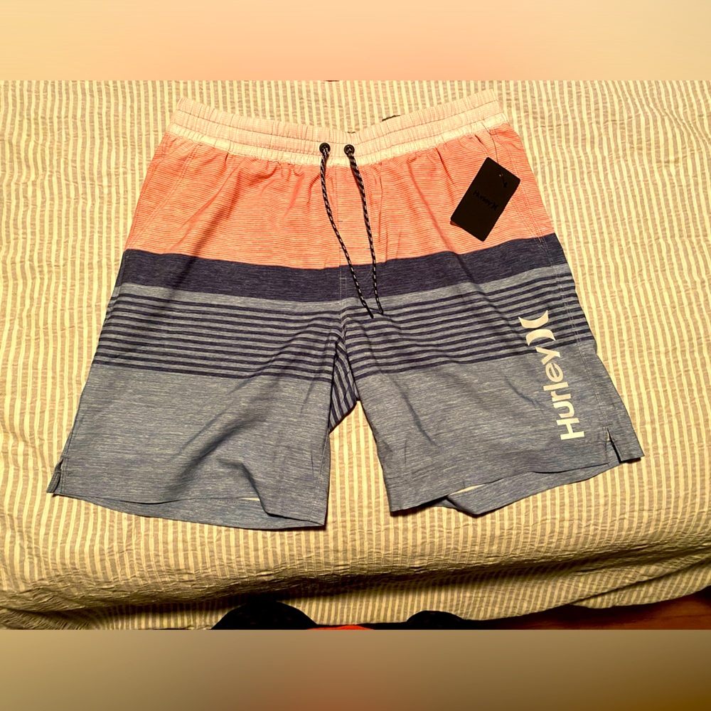 Hurley Mens Lined Beach/Athletic Short - Large